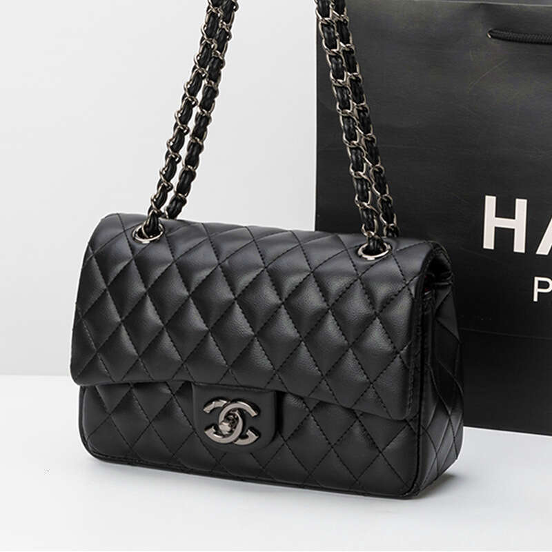 designer bag Luxury bag CF Classic Quilted Chain Versatile Genuine Leather Crossbody Small Chanel Style High-Quality Texture Women's Bag