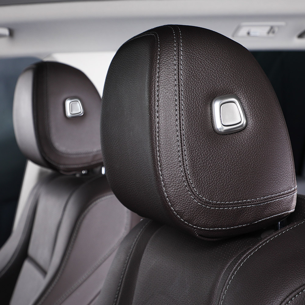 Car Seat Headrest Button Cover Trim for Mercedes-Benz GLE350 W167 GLE450 53 580 63 AMG S GLS450 X167 Interior Accessories