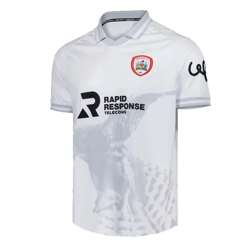 25 26 Barnsleys BENSON FC Soccer Jerseys home away 2025 2026 O'KEEFFE PHILLIPS COSGROVE JALO Football Shirt Uniforms Men gifts white