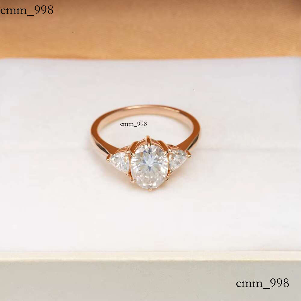 Vvs Engagement Sier Ring Wholesale Fine Jewelry Women Moissanite Wedding Rings