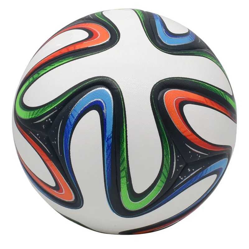 Durable PU Leather Soccer Ball Size 5 Match Football high qualtiy Seamless Training Match League Balls H260629 - view 3