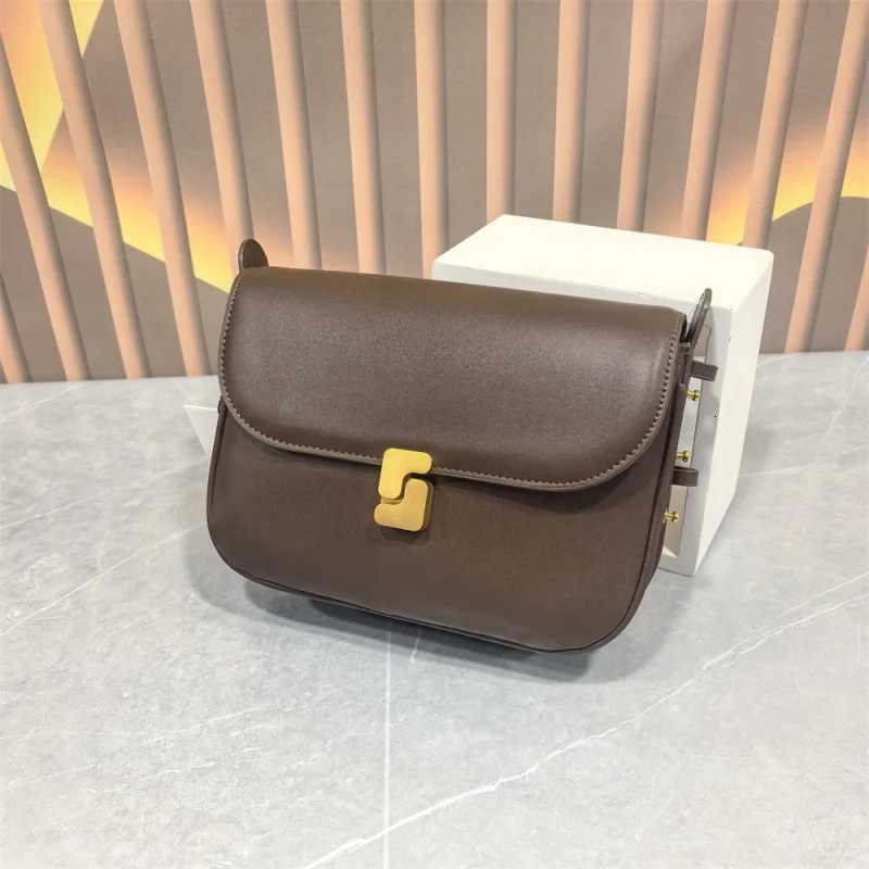 Genuine Leather Shoulder Bag for Women Crossbody Bag Female Luxury Designer Bags Classic Crossbody Square Bags Commuting BagW251013