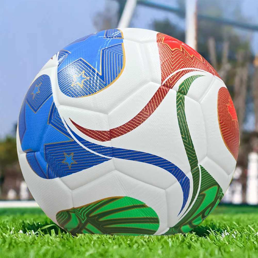 2026 High Quality Soccer Ball Official Size 5 PU Material Seamless Wear Resistant Match Training Football Futbol Voetbal Bola Z251013