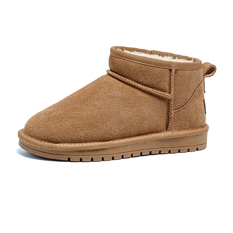 Designer Shoes Snow boots Women Fur Integrated 2025 New style Fashionable and warm leather cotton shoes Women anti-slip short top 35-45 Free shipping