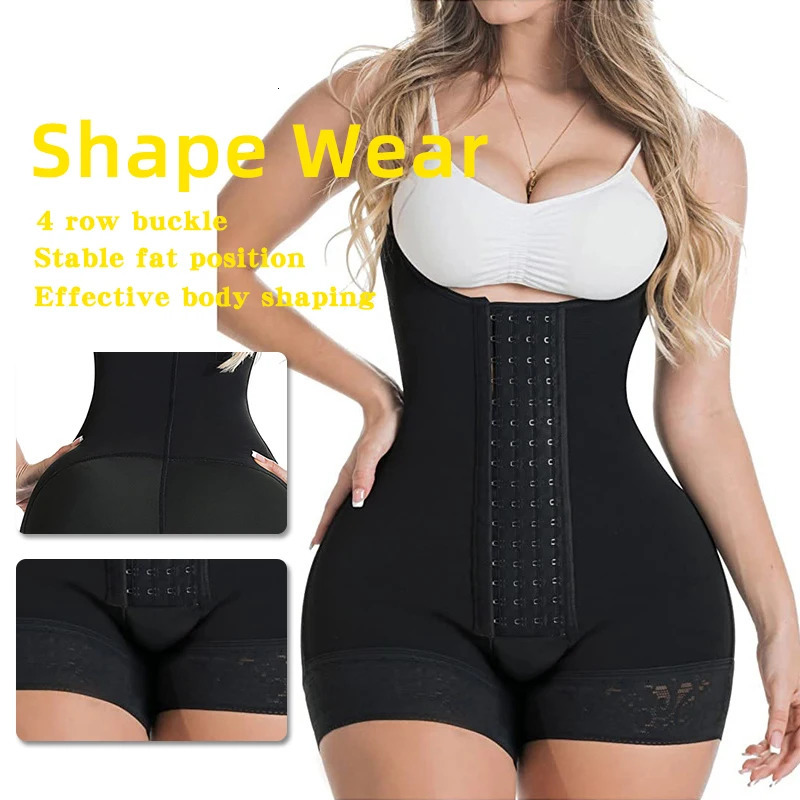 Women Slimming Postpartum Girdles Push Up Tummy Control Body Shaperwear Butt Lifter Bodysuits Full Body Shaper 251013