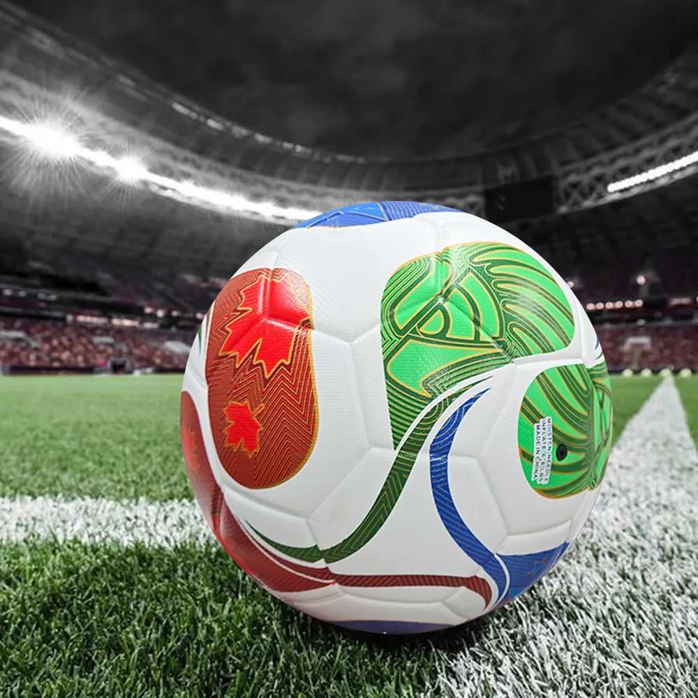 2026 High Quality Soccer Ball Official Size 5 PU Material Seamless Wear Resistant Match Training Football Futbol Voetbal Bola Z251013
