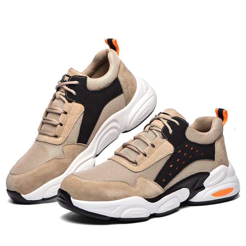 Work Safety Shoes Men Steel Toe Cap Protective Shoes PunctureProof Work Shoes Sneakers Indestructible Protective Boots 251009