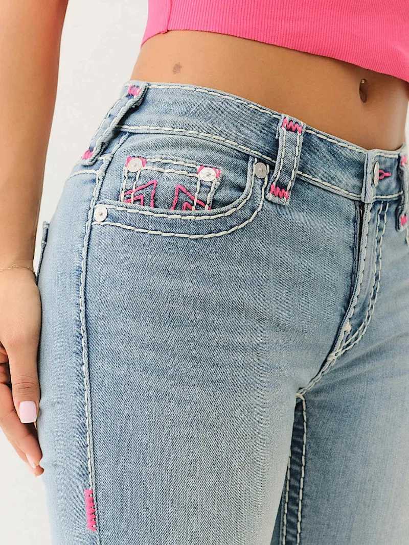 Hiphop Loose Pocket Buddha Flare Jeans Women Embroidery Washed Denim Jeans for Women Spliced Street High Waisted Slim Fit PantsT251013