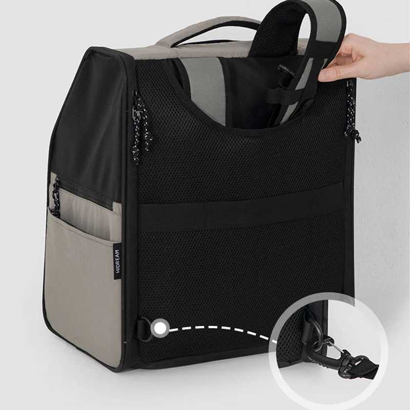 Cat Backpack Carrier Expandable Pet Carrier Backpack for Small Dogs Medium Cats Foldable Puppy Backpack Carrier for Travel C251013