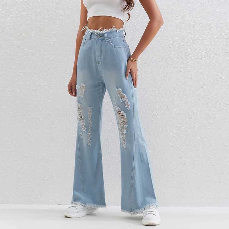 Womens Jeans Flared Pants Retro Low Rise Stretch Slim Fit Versatile Autumn Winter Fashion Trendy New Style Womens pantsT251013