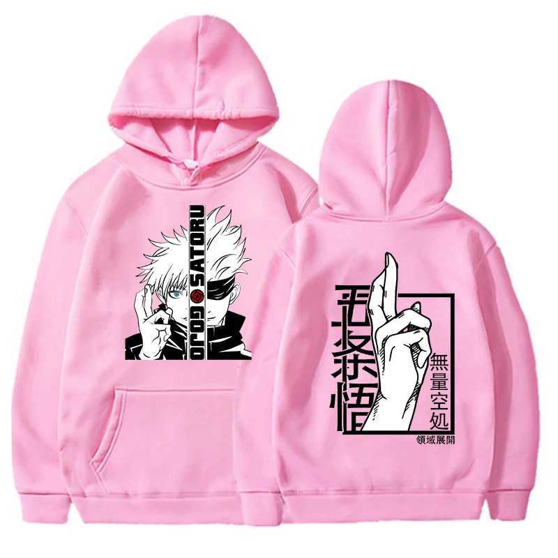 new Anime sweatshirt Cool Gojo Satoru Graphic Printing hoodies Mens womens Fashion Casual long sleeve Personalized pullover J251013