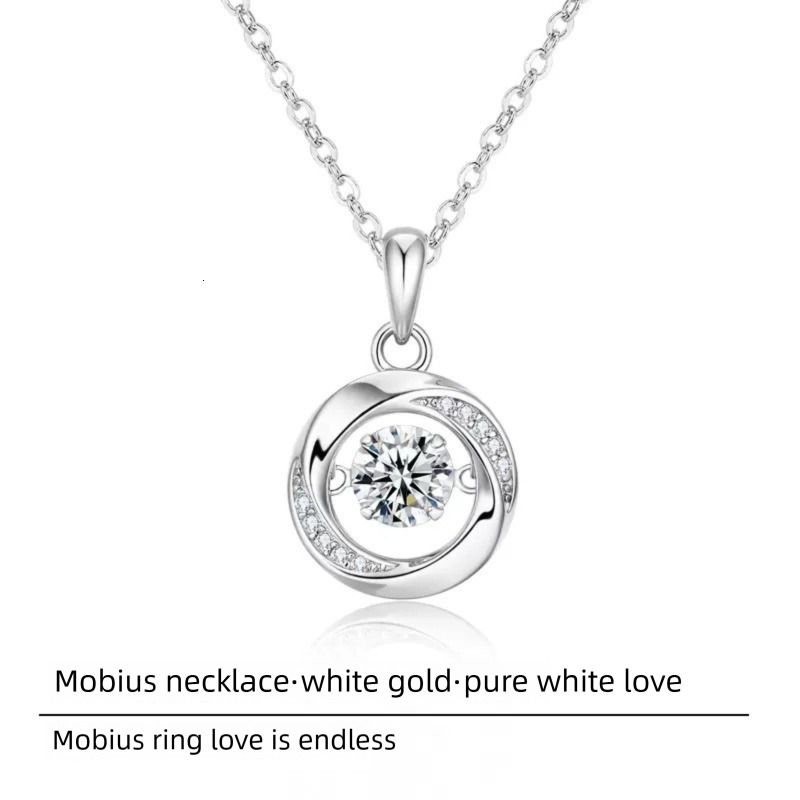 Mobius Flexible Necklace for Women, Fashionable Light Luxury New Style, Unique Design Jewelry, Birthday Gift for Girlfriend ddmytues