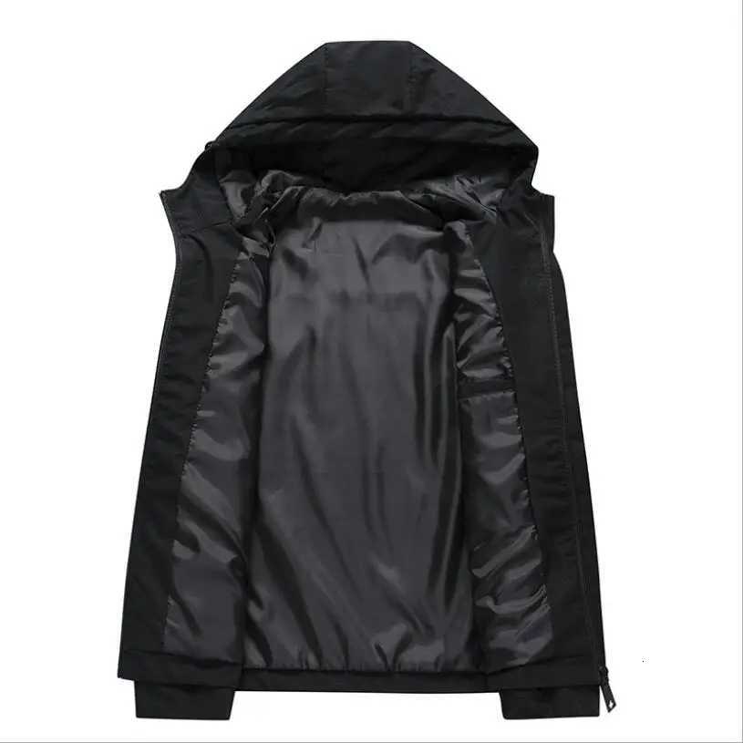 2025new mens fashionab zipper highquality windproof waterproof outdoor comfortab hooded Spring and Autumn Y251013