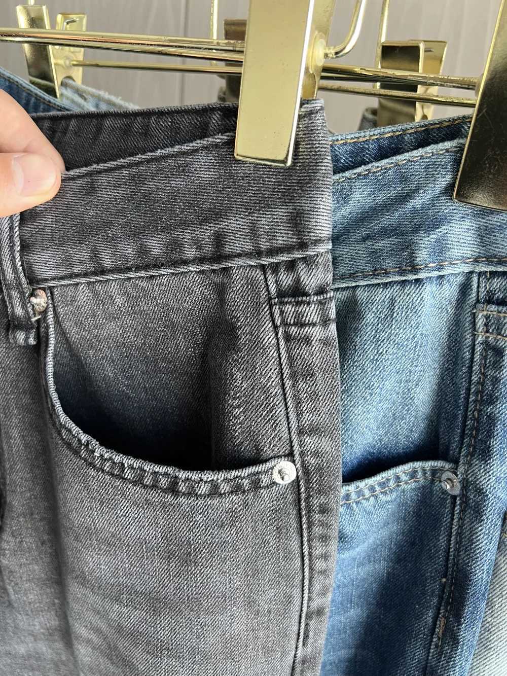 straight height waist long jeans 2025 AutumnWinter New Wash Product y2k Classic Jeans for womenT251013