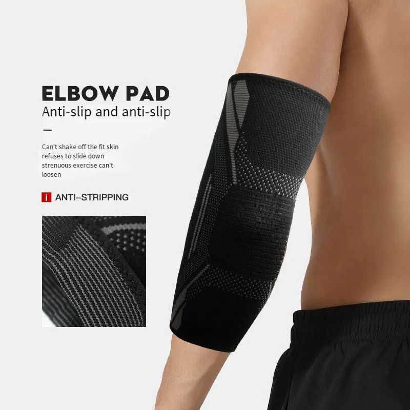 Knitted Elbow Pads Joint Protection Fitness Warmth Sports Nonslip Breathable Perspiration Arm Guards C251013