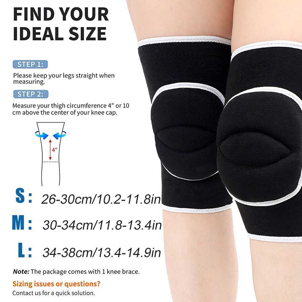 1Pair Sports Knee Pads for Dancers Soft Knee Protective Knee Brace for Volleyball Football Dance Tennis Running Cycling Workout C251013