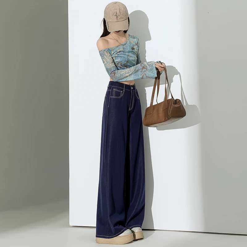Casual High Waist Loose Straight Leg Jeans Women Fashion Comfort Stretchy Soft Denim Trousers Trendy y2k pantsT251013