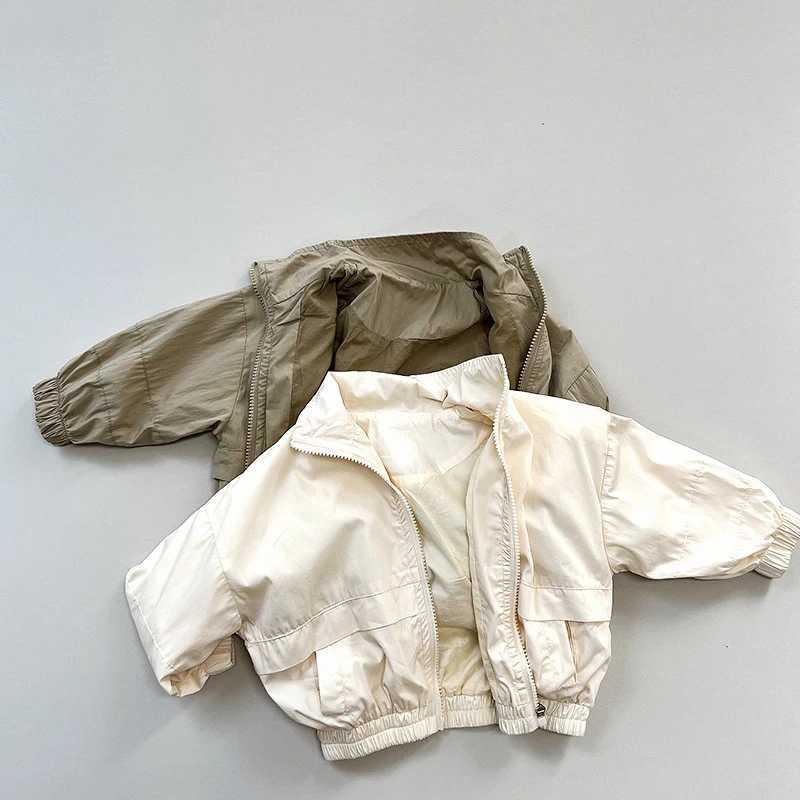 Spring Autumn Children Jackets 18Y Boys Cotton Spliced Zipper Soild Casual Coats Korean Tops Toddler Outerwear For Kids Clothes C251013