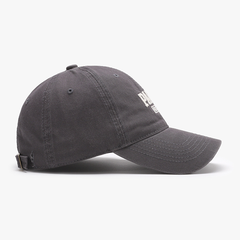 100% Cotton 3D Embroidery 6 Panels Sports Street Style Baseball Cap Unisex Adult Headwear