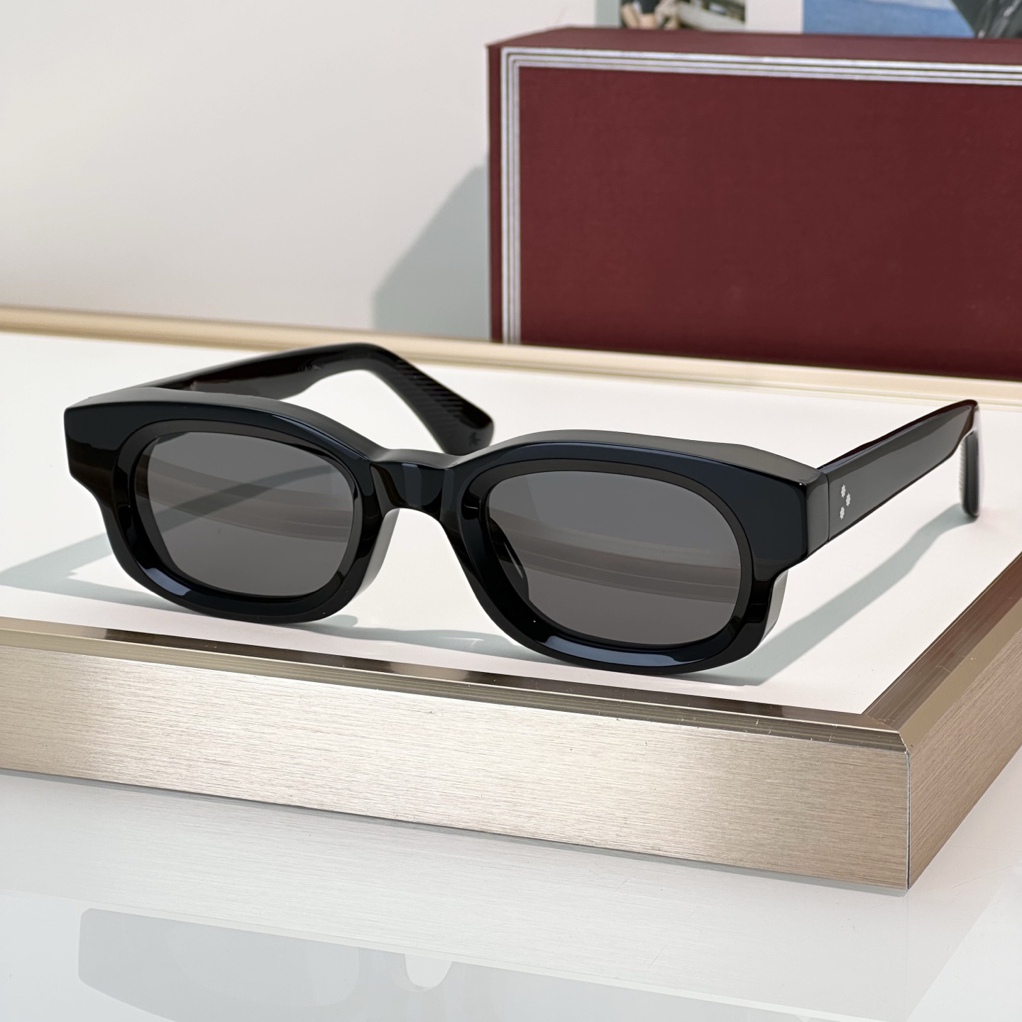 Sunglasses For Men Women Fashion Whiskeyclone Designer Stylish High Street Catwalk Style Anti-Ultraviolet UV400 Acetate Square Full Frame Glasses With Box