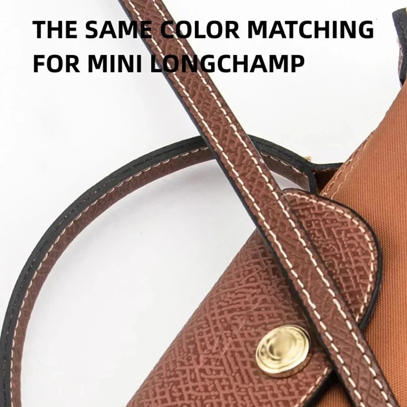 Bag Straps Set For Longchamp Leather Accessories Diy Mini Transformation Punch Free Shoulder Crossbody Conversion 100120cm 251011