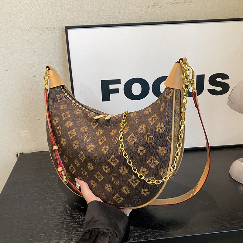Free shipping designer bags for womens Women Crescent Fashion Shoulder Bag