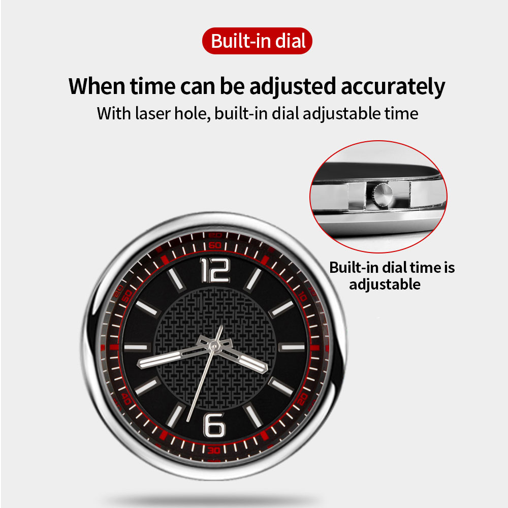 Car Center Console Clock Quartz Watch Carbon Fiber Cover Trim for Mercedes Benz GLE Class W167 Coupe C167 GLS63 X167 AMG 450 350 Accessories