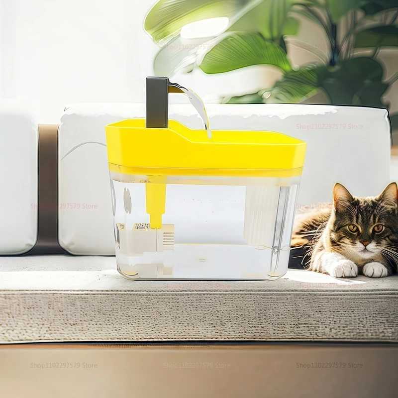 15L Cat Water Fountain Automatic Filter USB Drinking Dispenser Water Circulation Quiet Pet Water Fountain Cats Small Pets C251013