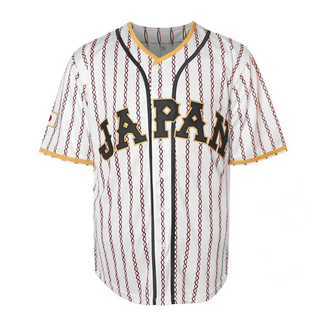 Japan 16 OHTANI Sewing broidery Cheap Highquality Outdoor Sportswear Hip Hop High Street Baseball Jersey Three Colors W251013