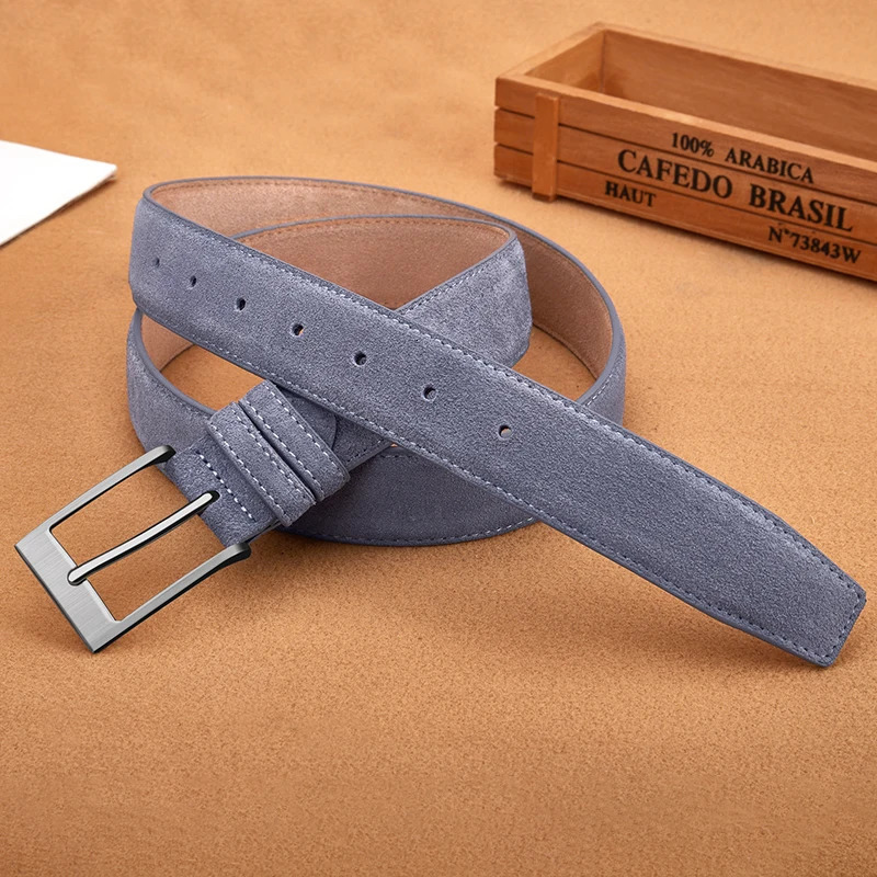 Style Fashion Welour Genuine Leather Belt For Jeans Leather Belt Men Mens Belts Suede Belt Straps 251013