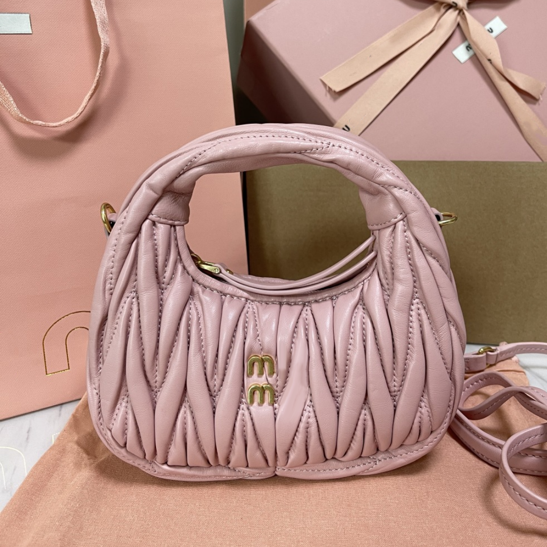 Top quality Designer Wander Matelasse bag hobo new Inclined shoulder bags mens real leather Clutch tote bag Luxurys handbags purse Womens travel Crossbody pink bags