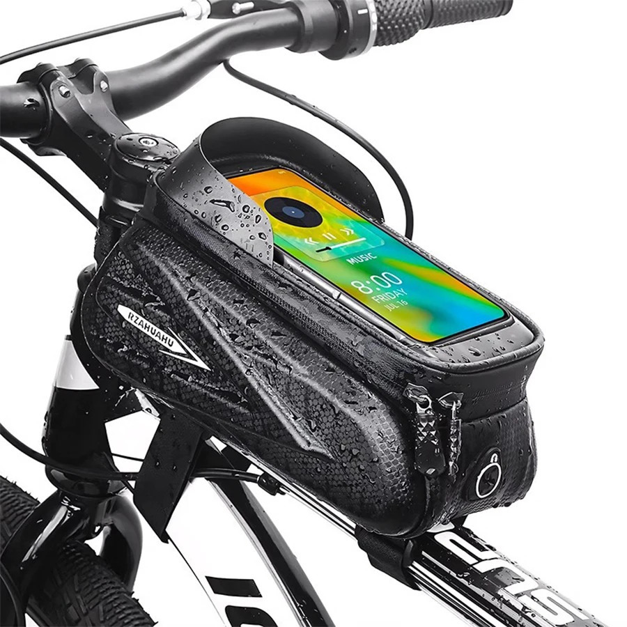Bicycle Bag Waterproof Touch Screen Cycling Bag Top Frame Tube Bag MTB Road Bike Bag Phone Case Bike Accessories 251011