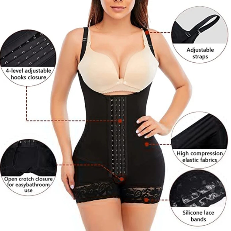 Women Slimming Postpartum Girdles Push Up Tummy Control Body Shaperwear Butt Lifter Bodysuits Full Body Shaper 251013