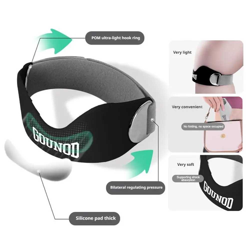 Cushioned Pressure Knee Support Breathable Adjustable Patella Strap for Jumpers Knee Joint Pain Relief Sport Knee Wrap C251013