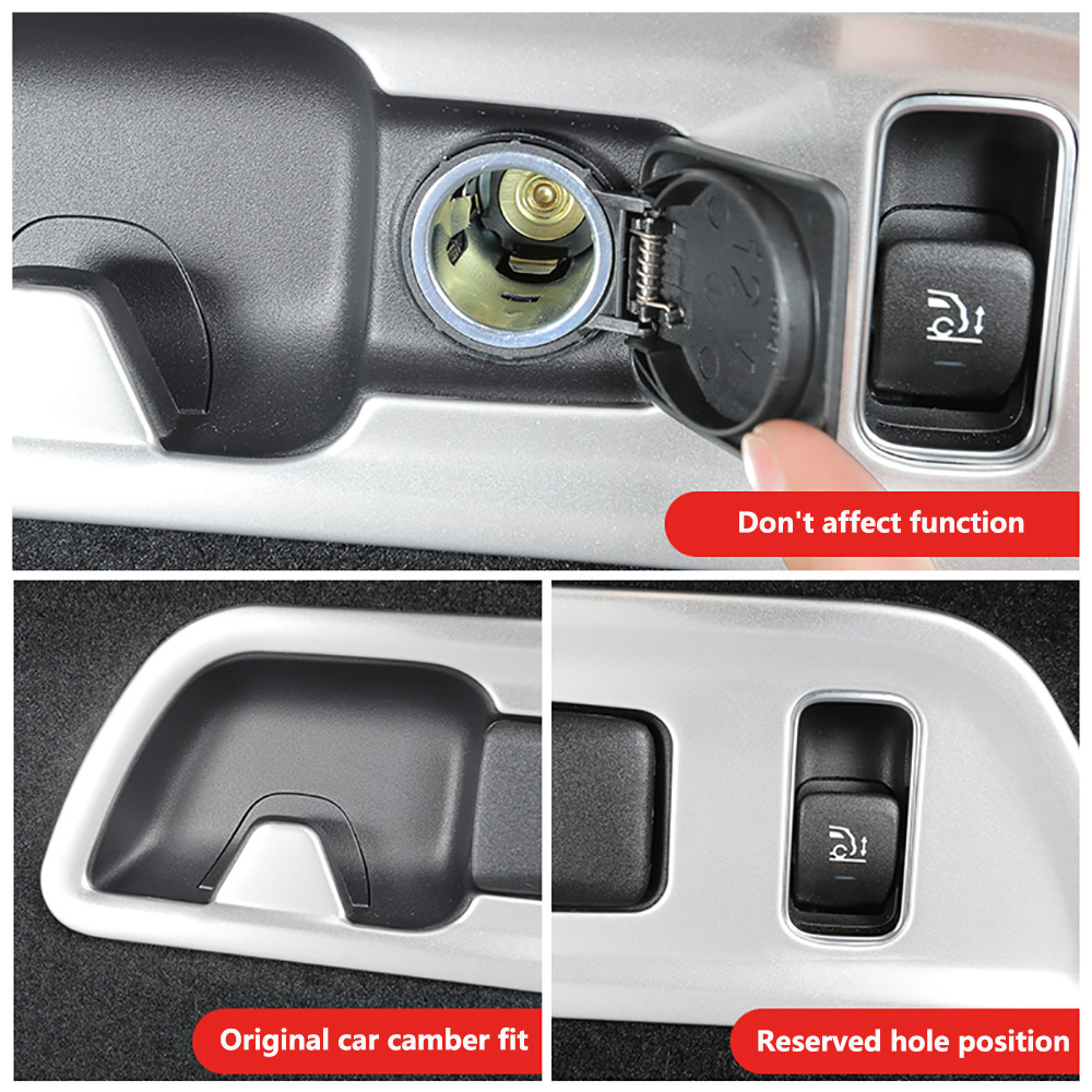 Car Stainless Steel Trunk Button Frame Cover Trim Decoration For Mercedes Benz GLE Coupe C167 GLE53 amg 350 450 63 Interior Accessories