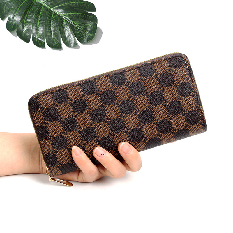 Luxury wallet designer long wallet card bag women's zero wallet mobile phone bag hand-held bag men's and women's universal wallet, larg