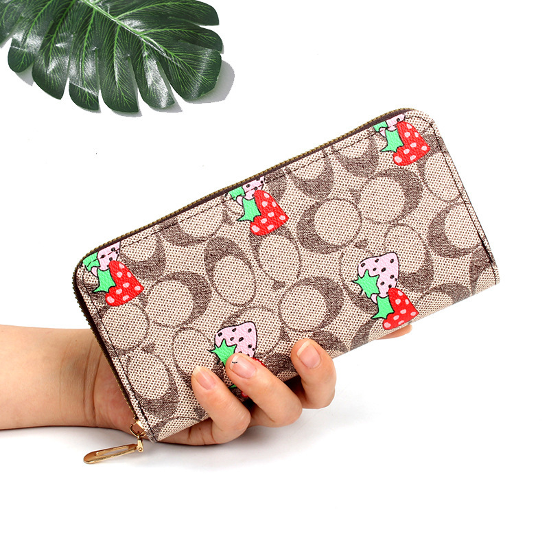 Luxury wallet designer long wallet card bag women's zero wallet mobile phone bag hand-held bag men's and women's universal wallet, larg