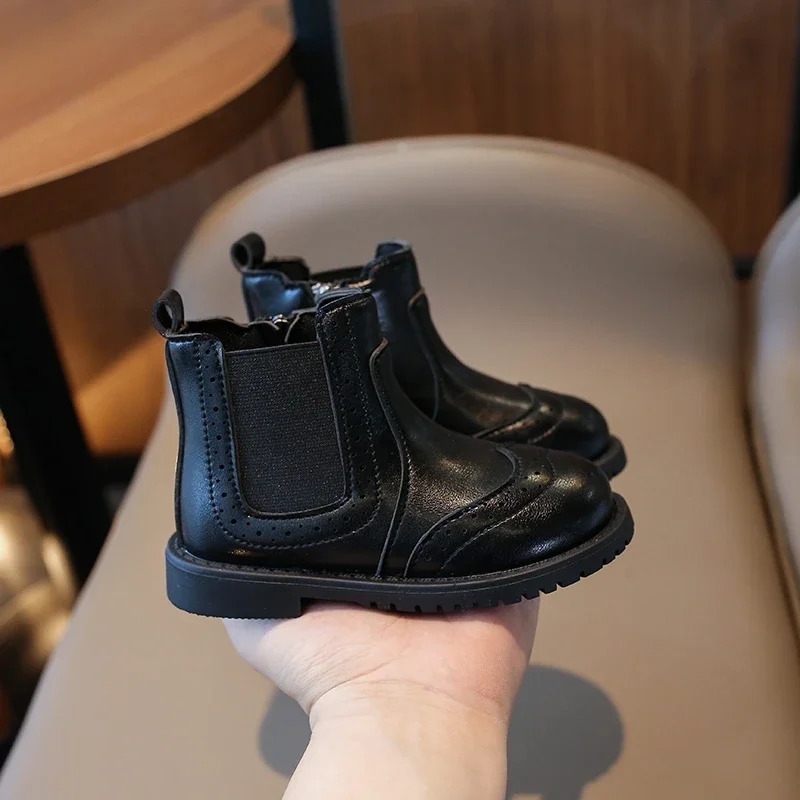 Jogerli Autumn Winter Baby Boys Girls Casual Boots Retro Style Children Short Soft Sole Anti Slip Kids Outdoor Footwear 251017