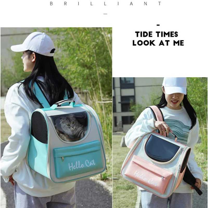 Cat Carrier Bags Windproof Outdoor Travel Backpack for Cat Small Dogs Transport Carrying Bag Cat Backpack Carriers With Cushion C251013