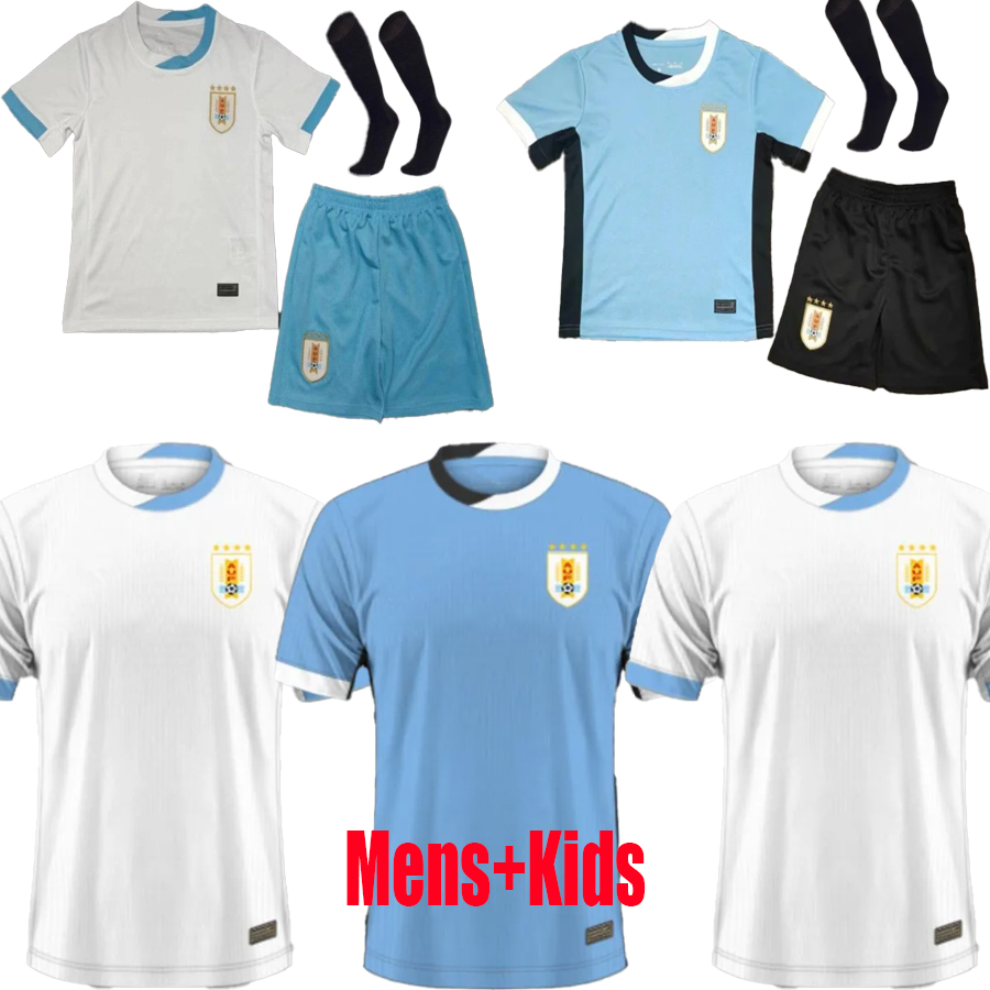 2026 Uruguay Soccer Jerseys Anniversary 26 27 NDE LA CRUZ GDE ARRASCAETA FVALVERDE LSUAREZ ECAVANI RBENTANCUR RARAUJO football shirts