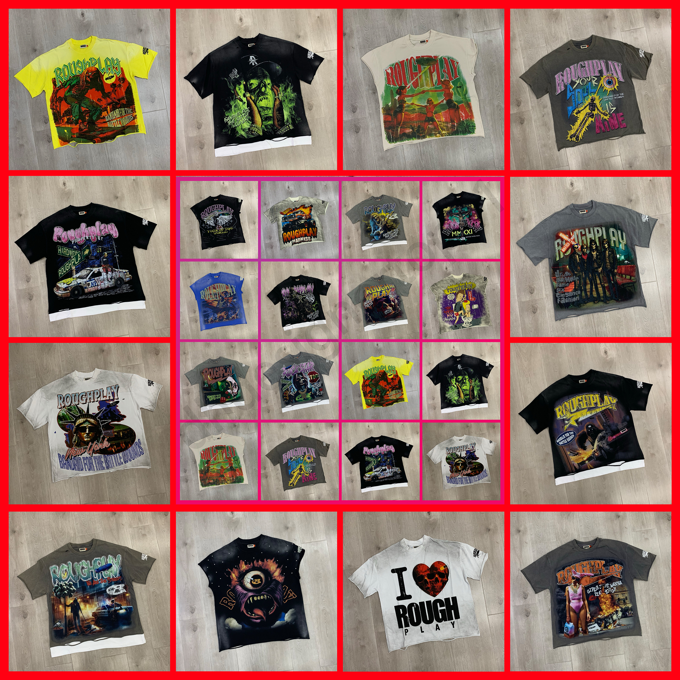 RoughPlay stylish men shirt designer t shirt mens fashion street trendy brand shirts graphic tee y2k shirt hip hop shirt oversized shirts size s-xl