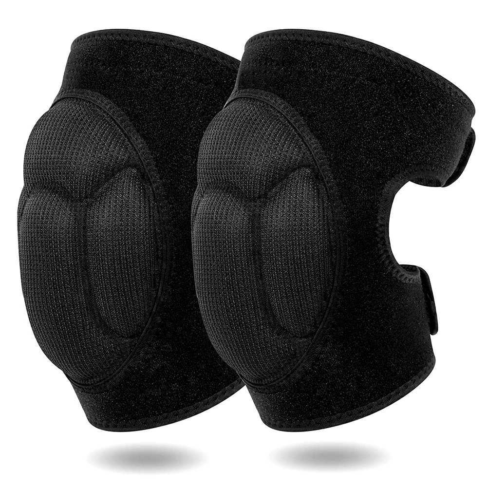 1pair Knee Pads for Cleaning House FloorsGardening Work Carpet Roofingkneepads with Soft Inner Liner Adjustable knee pads C251013