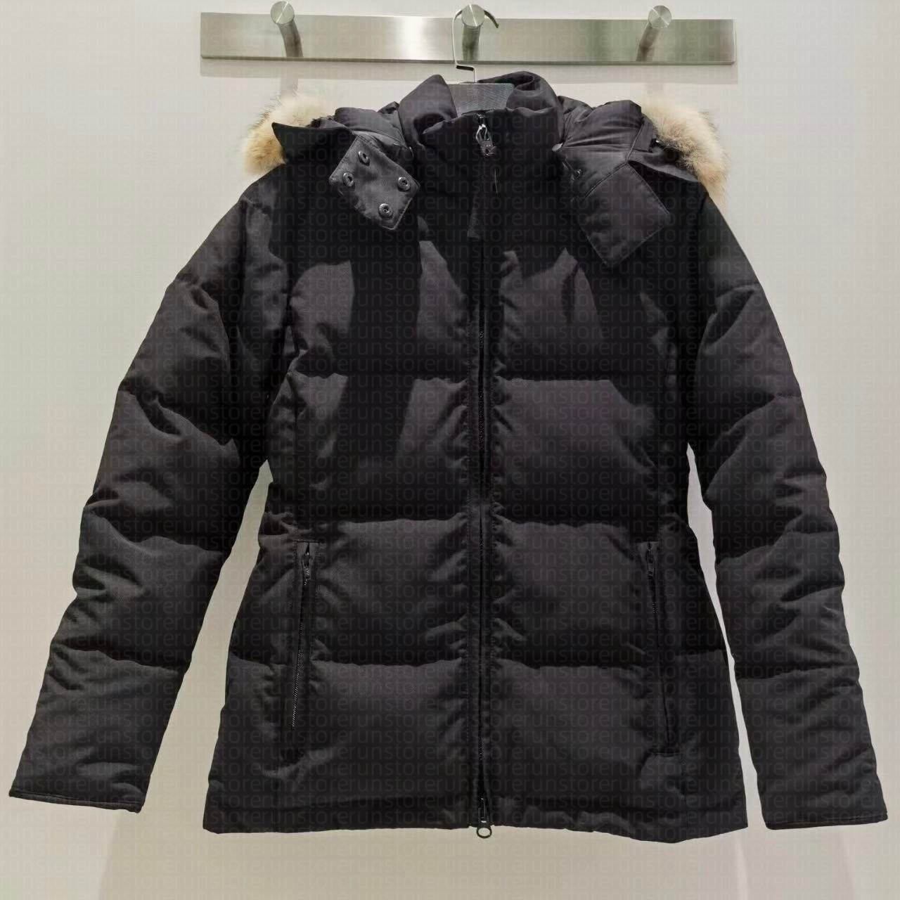 Designer Women Coats Winter Down jacket Fur Hooded Zipper Females Fashion Classic Women men Warm Puffer Jacket outerwear big pocket