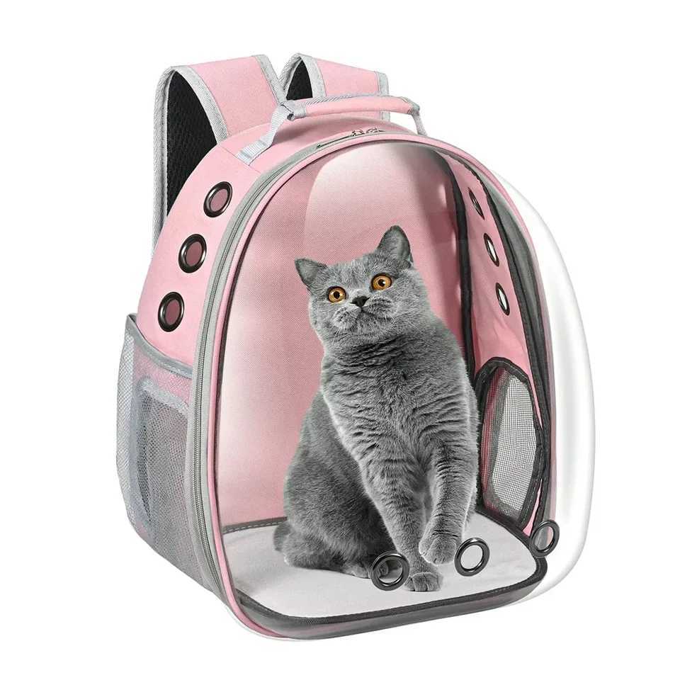 Cat Carrier Backpack Airline Approved Pet Carrier for Small Medium Cats Puppies Travel Hiking Camping Durable Pet Backpack C251013