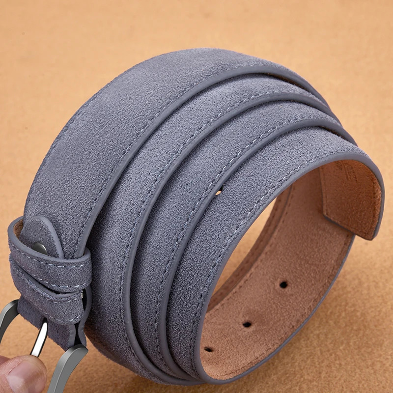Style Fashion Welour Genuine Leather Belt For Jeans Leather Belt Men Mens Belts Suede Belt Straps 251013
