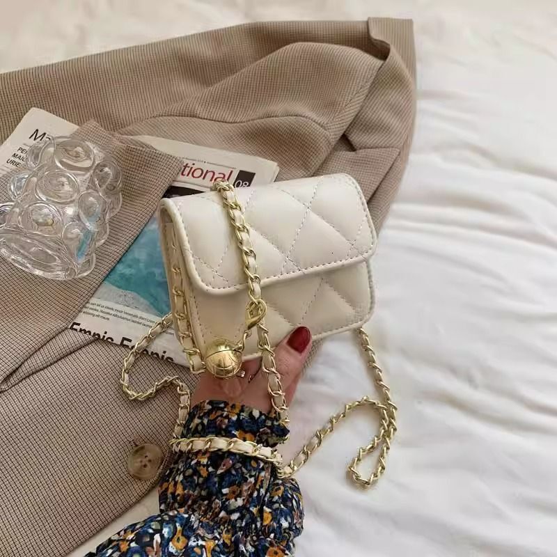 Designer Summer Mini 2025 Quilted Luxury For Women New Fashion Chain Highend Versatile Stylish Single Shoulder Crossbody Bag