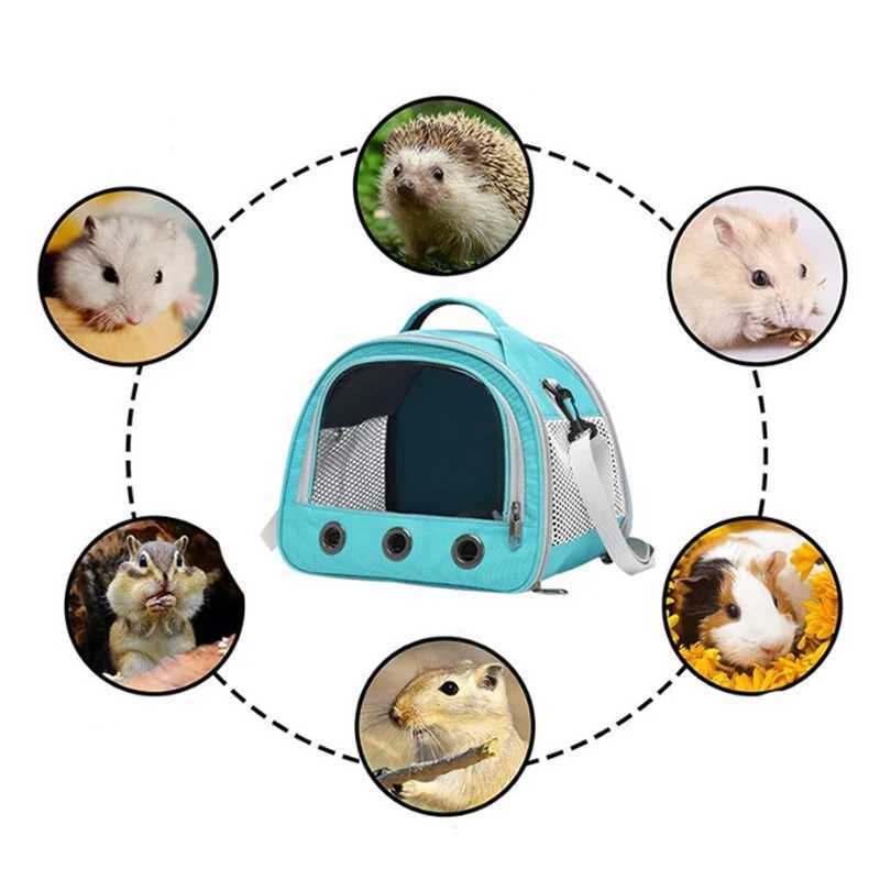 Foldable Cat Dog Bird Rabbit Carrier Bag With Thick Cotton Cushion Pet Aviation Backpack Antisuffocation Portable Travel Bag C251013