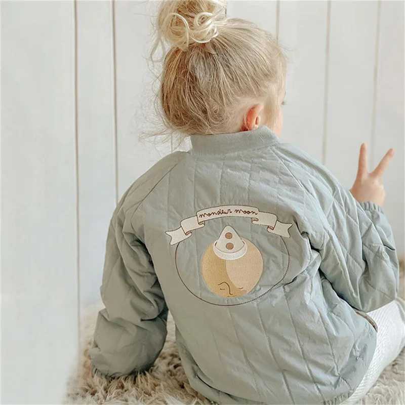 Fashion Childrens Jackets Autumn Spring Embroidery Fleece Coats for Kids 17Years Toddler Boy Girl Outerwear C251013