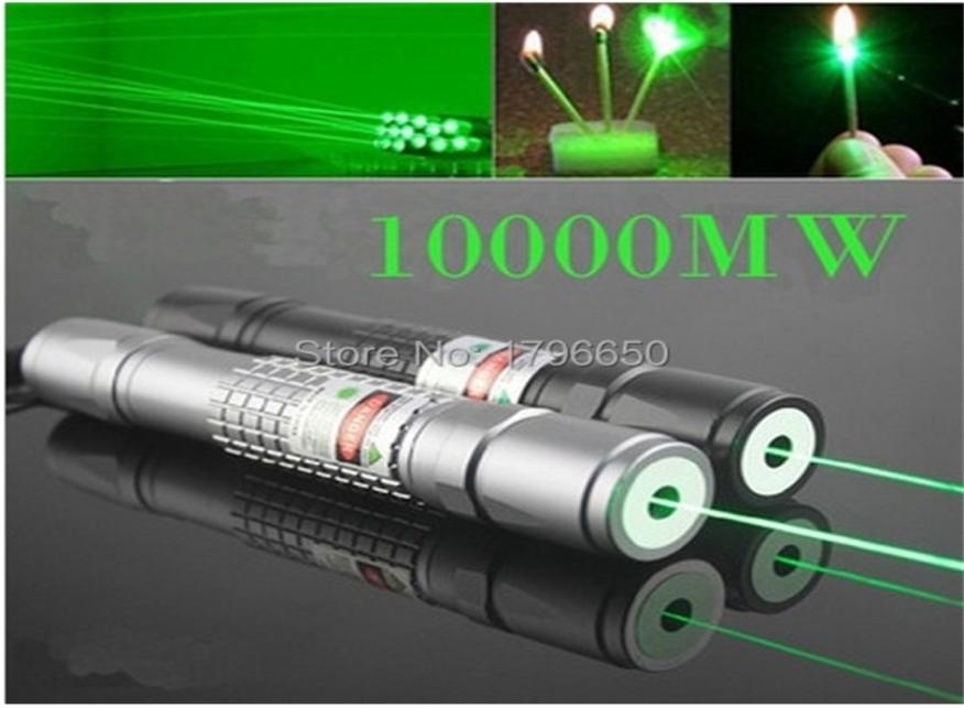 Military Green Laser Pointers 100w 100000m 532nm High Power Lazer Flashlight Burning Match Light Burn Hunting 2205105712406