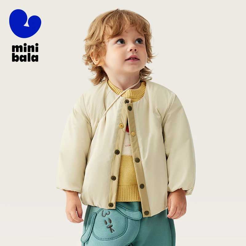 Mini Bala Kids Cotton Jacket 2025 Winter New Warm Padded Coat for Babies and Toddlers C251013